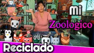 INICIAMOS UN RETO Mi Zoológico Reciclado jardineandoconvero [upl. by Neehsas]