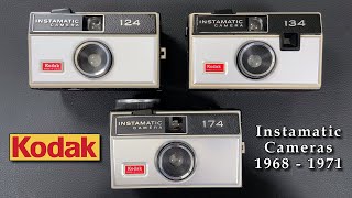 Kodak Instamatic 124 134 and 174 Cameras [upl. by Leboff]