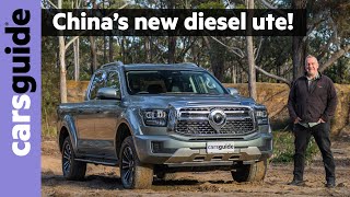 Offroad test GWM Cannon Alpha 2024 review New diesel dualcab ute a worthy Ford Ranger rival [upl. by Eiddal]