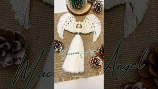 How to make Macrame Angel Christmas Ornaments shorts christmas christmasdecor macrame angel [upl. by Remington795]