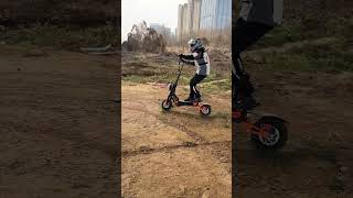 Enjoy Offroad Powerful Electric Scooter Riding with 5600W Dual motors escooter Yenghome ES09 [upl. by Ylelhsa]