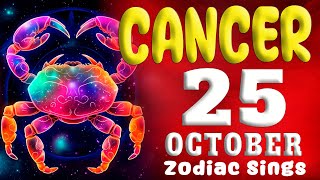 🤑 🔥𝐅𝐎𝐑𝐓𝐔𝐍𝐄 𝐈𝐒 𝐖𝐈𝐓𝐇 𝐘𝐎𝐔 🤑 💵 Cancer ♋ Horoscope for today october 25 2024 🔮 horoscope Daily cancer [upl. by Annoirb]