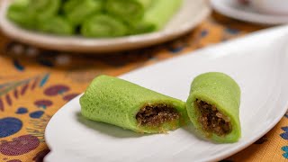 Kuih Ketayap Yang Lembut  Dadar Gulung [upl. by Drehcir428]