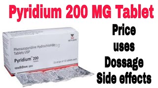 Pyridium 200 Tablet benefit amp uses  medical gyan [upl. by Salohci]