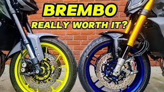 Brembo VS Stock Brakes  Emergency stop test [upl. by Corabelle483]