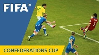 Italy 24 Brazil  FIFA Confederations Cup 2013  Match Highlights [upl. by Aoniak]