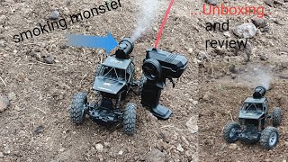 Remote control monster truck Unboxing  lightning spray rock crawler unboxing [upl. by Abisha]