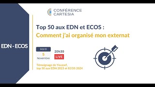 Top 50 aux EDN et aux ECOS  comment jai organisé mon externat [upl. by Ellehcin261]