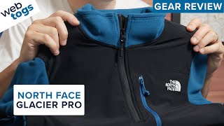 The North Face Glacier Pro Fleece  Gear Review [upl. by Sualohcin659]