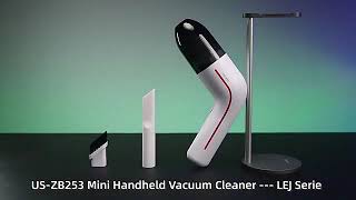 Автомобильный пылесос Usams USZB253 Mini Handheld Vacuum Cleaner LEJ Series White [upl. by Eudora]