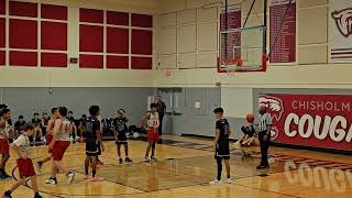 Cedar Valley vs Chisholm 8th Grade Basketball GameTeam BChisholm Free Throw Shooting 110720245 [upl. by Crabb]