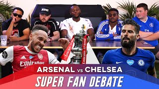 Super Fan Debate Ft DT Troopz Ian amp Lewis  Arsenal vs Chelsea FA Cup Special [upl. by Novyad]