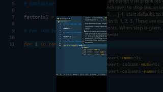 Python Factorial in 30 Seconds Quick Tutorial [upl. by Eceined162]