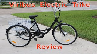 Viribus 250w Electric Trike Review [upl. by Salta]