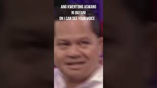 Ang kwentong aswang ni bayani  mapapaiyak ka sa kakatawa  on i can see your voice  Myx Music [upl. by Audwen144]