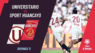 Sport Huancayo 11 Universitario de Deportes  Game Highlights  Best Moments  liga1teapuesto2024 [upl. by Beka]