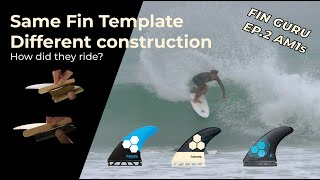 Fin Guru Futures AlMerrick 1  Same Template Different Construction  Will they ride differently [upl. by Yauq479]