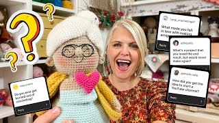 The MOST Asked Questions About Amigurumi Crochet  Knitting amp Handmade Business Topics 💓 [upl. by Jaeger899]