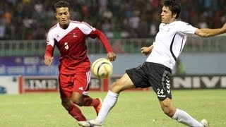 FULL MATCH Nepal vs Afghanistan Semi Final 1  SAFF Championship 2013 [upl. by Ymmaj]