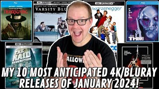 My 10 MOST Anticipated Bluray4K Releases Of January 2024 [upl. by Robena656]