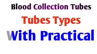 Blood Collection Tubes KFT LFT LIPIDPROFAIL HIV HCV HBSAG [upl. by Weirick]