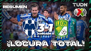 Monterrey 31 León  HIGHLIGHTS  AP2023J8  Liga Mx  TUDN [upl. by Michaela]