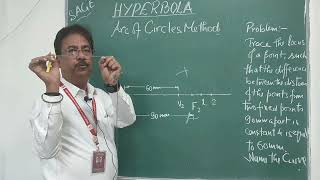 Conic Sections Hyperbola Arc of Circles Method B Tech Ist Yr RGPV by Prof Dileep Jigyasi SIRT SAGE [upl. by Nhguavaj]