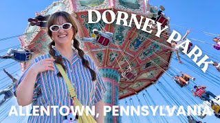 DORNEY PARK  first ever visit to the historic amusement park in Allentown PA Rides Food etc [upl. by Notsahc]