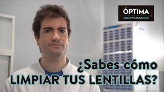 ¿Sabes cómo limpiar tus lentillas [upl. by Ardisi]