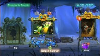 Rayman® Legends PS4 GAMEPLAY TWO PLAYERS ROPES COURSE [upl. by Tezil]