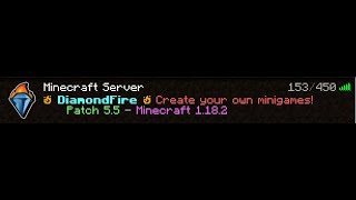 DiamondFire How To make a Sky Miner Part 1 [upl. by Earlene]