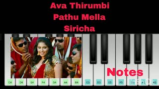 Kalakalappu  Ava Thirumbi Pathu Mella Siricha Song  Sundar C  Vijay Ebenezer  Mobile Piano [upl. by Aihsital]