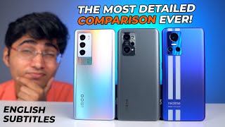 Realme GT Neo 3 vs GT 2 vs iQOO 9 SE  ₹30k Ka King Kaun [upl. by Erdnassac]