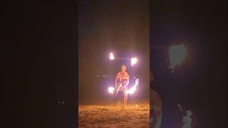 Blazing night at Crowne Plaza Fiji Fijian fire dance performance lit up the stage crowneplazafiji [upl. by Anomis]