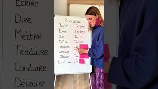 Voici quelques verbes importants au passé composé 🇫🇷 frenchlanguage france language [upl. by Newmann]