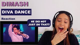 Dimash  Diva Dance  REACTION [upl. by Dlaniger6]