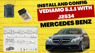 How to install and config Vediamo 050101 with Device J2534 [upl. by Almeida]