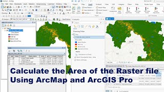 How to Calculate Area and Percentage of Raster Land Use Map using ArcMap and ArcGIS Pro [upl. by Mendoza]