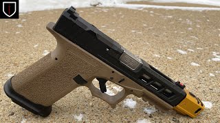 Glock 19 Polymer80 Zaffiri Precision Build with an Agency Arms 417 Compensator [upl. by Huai]