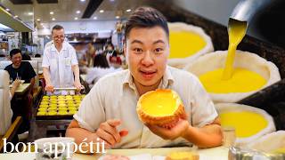 We Tried Hong Kong’s 1 Egg Tart Spot  Street Eats  Bon Appétit [upl. by Rodmann65]