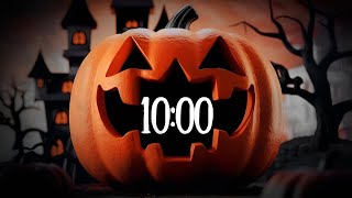 10 Minute Halloween Countdown Timer with Scary Alarm 🕒🎃  Tiny Tots TV [upl. by Reisfield]