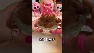 Cutting MY HAIR into SLIME 😱💇‍♀️ RIP diy fidget [upl. by Shanney]