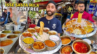 Sirf 99 मे Chandigarh ki 13 Items HUGE Lunch Thali  Street Food India [upl. by Vinson359]