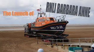 ST ANNES LIFEBOAT LAUNCH [upl. by Etnauq]