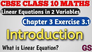 Chapter 3  Introduction  Pair of Linear Eqns in 2 variables  CBSE Class 10 Maths in Tamil  NCERT [upl. by Adekram]