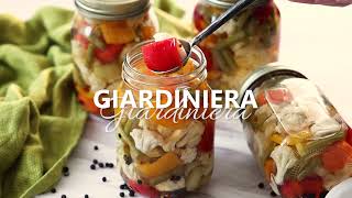 Giardiniera Italian Pickled Vegetables [upl. by Ziegler390]