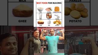 The Best Bulking foods । shorts youtubeshorts [upl. by Olette]