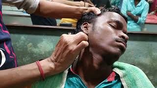 ASMR INDIAN BARBER MASSAGE HEAD NECK AND BODY MASSAGE ASMR [upl. by Eniaral131]