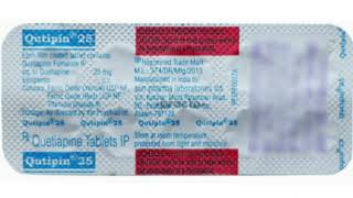 Qutipin 25 Tablets Quetiapine Tablets IP [upl. by Reivaj596]