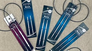 Knitting Needles unpacking amp review  KNITTERS PRIDE Nova Platina Regular amp Cubics Interchangeable [upl. by Roskes]